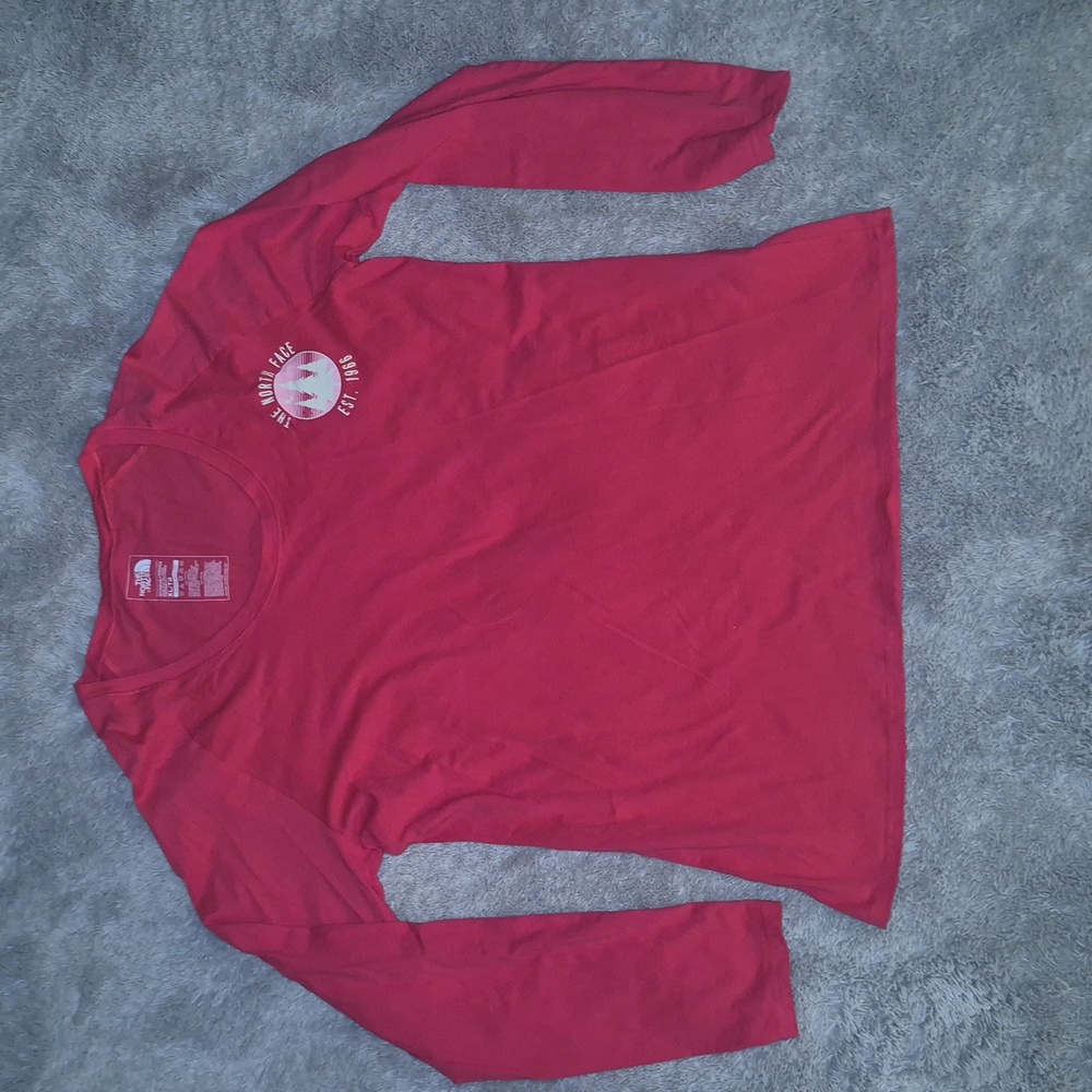 The North Face Hot Pink Long Sleeve Tee